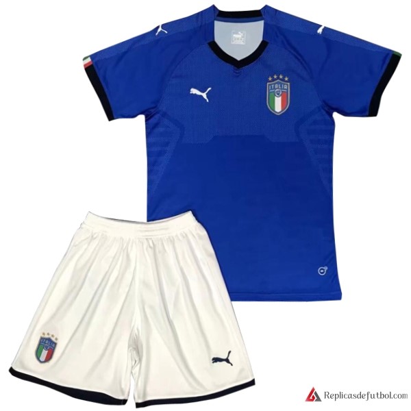 Camiseta Seleccion Italia Niño Primera equipación 2018